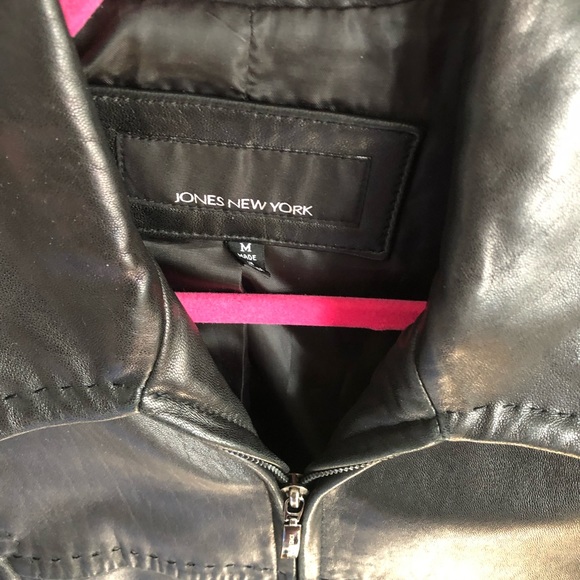 Jones New York leather jacket - Picture 2 of 5